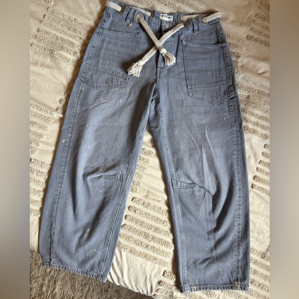 FREE PEOPLE-We The Free-MOXIE Barrel Jeans